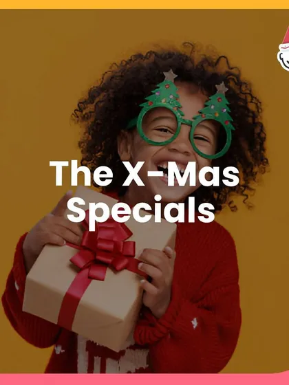 The X-Mas Specials zone, featuring unique holiday-themed activities and attractions.