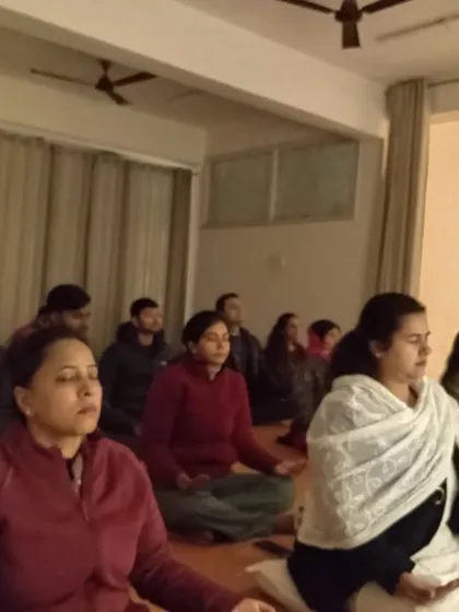 An evening of sanctity and devotion with the Sangha. We began with the sacred Sanidhi Pooja, consecrating the space with reverence and grace.