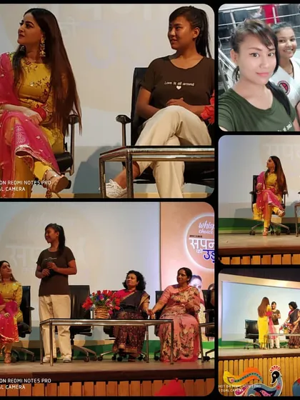 I was honored to be part of the 'Sapno Ki Udaan' panel, where I demonstrated self-defense moves and spoke about building confidence and empowerment for women.