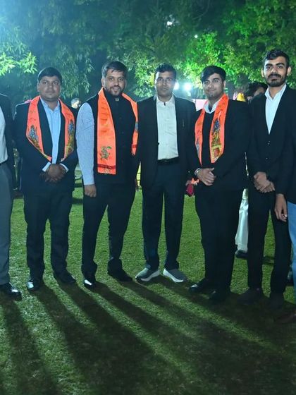 My team and I at the "Ek Sham Bikaner Ke Naam" event. It is wonderful to connect with fellow residents of Bikaner here in Delhi.