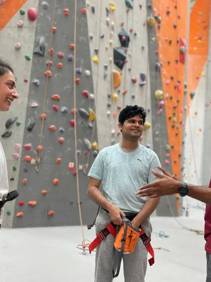 Our instructors are always happy to chat, answer questions, and share their passion for climbing. We're here to make your experience unforgettable.