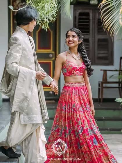 Capturing the pure joy of a couple during their carnival-themed Mehendi. We filled the space with bright colors, pinwheels, and custom props to reflect their fun-loving personalities.