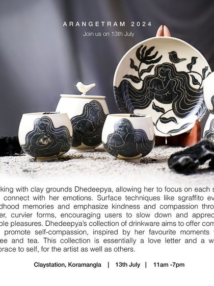 Clay Station - Pottery & Ceramics Classes & Workshops Our Community Showcase: Arangetram & Hunar photo 87