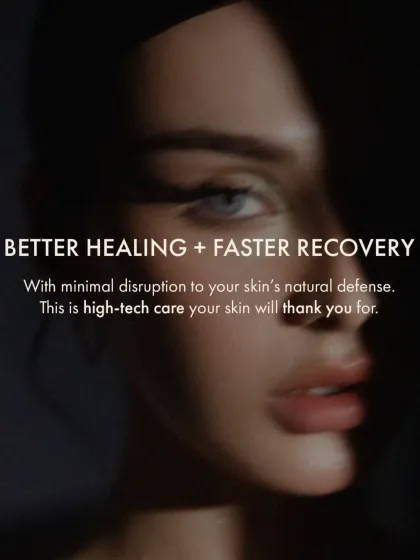 The result of this intelligent technology is better healing and faster recovery. It is high-tech care that supports your skin's natural defense systems.