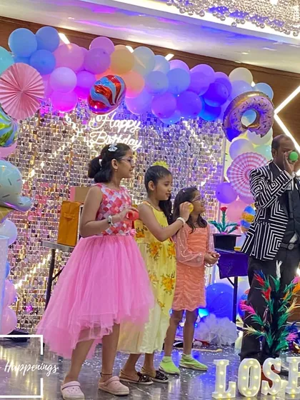 What's a party without a little magic? For this Candyland-themed event, we brought in a magician who had all the kids mesmerized. It’s these moments of wonder and laughter that make a celebration truly memorable.