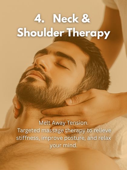 Tension often accumulates in the neck and shoulders, contributing to mental stress. This targeted massage therapy relieves stiffness and improves posture, which in turn helps relax your mind.