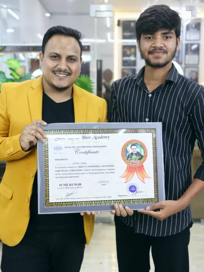 Sunil Kumar - Professional Hairstyling Courses & Training Our Proud Graduates: Student Success photo 6