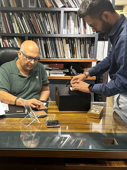 Smart control meets architectural genius. It was a pleasure connecting with Architect Ashfaq Mukadam in Jodhpur as he explored our new WiFi Keypads.