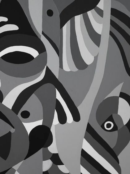 A close-up detail from the 'Aab' series.