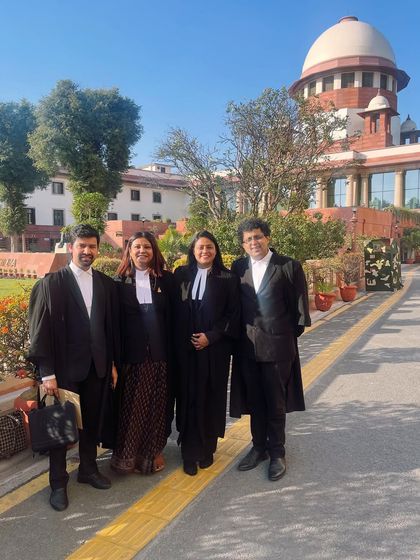 With fellow Advocates on Record at the Supreme Court. It's great to be surrounded by strong, distinguished, and humble colleagues.