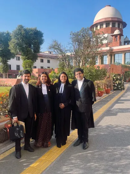 With fellow Advocates on Record at the Supreme Court. It's great to be surrounded by strong, distinguished, and humble colleagues.