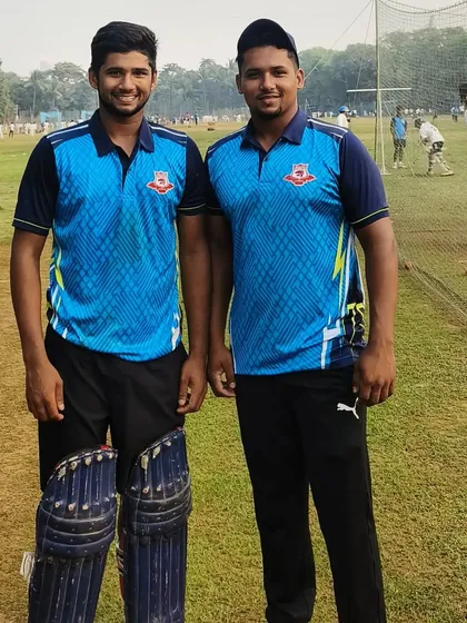 My sons, Musheer and Moin, at the academy. They lead by example, putting in the hard work day in and day out.