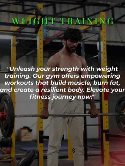 Unleash your strength with weight training. We offer empowering workouts that build muscle, burn fat, and create a resilient body. This is a core component of elevating your fitness journey.