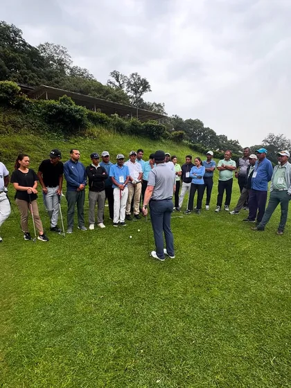 My consulting extends beyond India's borders. Here, I am conducting a coach development program for the Nepal Golf Association, in partnership with the Australian PGA. Developing coaches is the first step in developing the sport in any nation.
