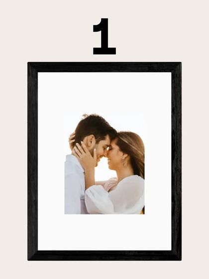 Our new gallery frames come in multiple sizes and styles. This is design number 1, a classic portrait frame for a single, impactful photo.