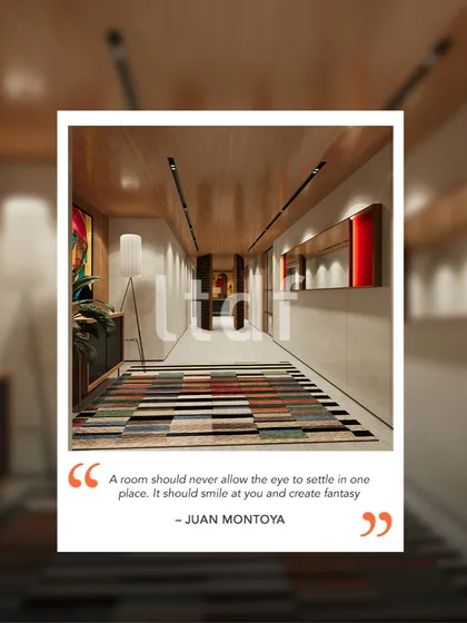"A room should never allow the eye to settle in one place. It should smile at you and create fantasy." - Juan Montoya. We design spaces that ignite joy, where every corner invites admiration and every detail allows one to unwind.