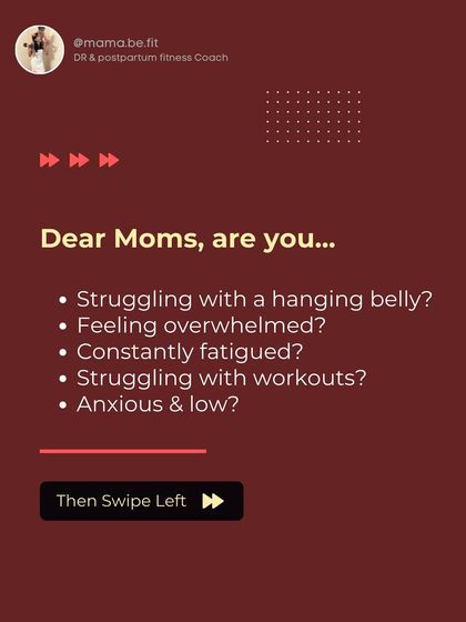 Dear Moms, are you struggling with a hanging belly, feeling overwhelmed, or constantly fatigued? If so, you're in the right place.