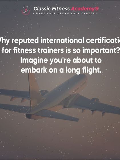 Your fitness journey is a long flight. Make sure you have a certified pilot.