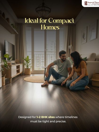 Our fast installation service for Mikasa engineered wood is ideal for compact homes, like 1-2 BHK apartments. In these projects, timelines are often tight and precise. We are equipped to work efficiently without compromising on the quality of the installation.