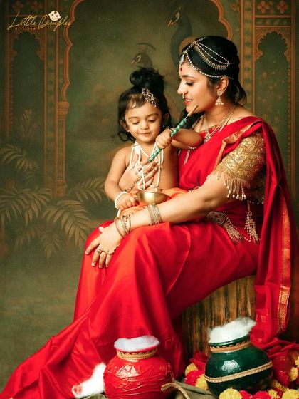 Celebrating Janmashtami with a beautiful mother and her little Krishna. I love creating culturally rich and meaningful portraits.