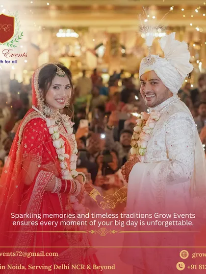 We believe in creating sparkling memories and honoring timeless traditions. This shot captures the joy of a couple during their varmala ceremony, surrounded by the magic of sparklers and happy guests, a moment we ensured was absolutely perfect.