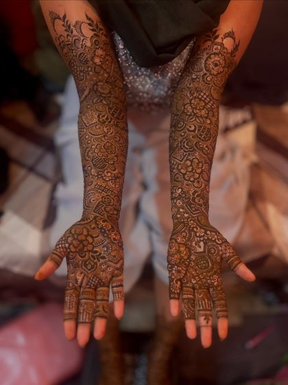 Mehendi Art by Nishat - Mehndi (Henna) Artistry Elaborate Bridal Henna photo 18