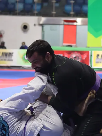 The grind of a competition match. Fighting for every inch, maintaining pressure, and looking for the submission.