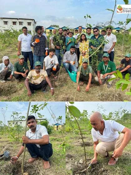 Volunteers from Rotaract and staff from the Indo-Tibetan Border Police (ITBP) came together for this plantation drive. We love facilitating collaborations between different community groups.