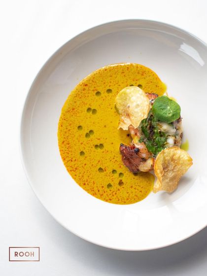 My version of Chicken Tikka Parmigiana. Here, tender chicken tikka is layered with a rich coriander and mushroom sauce, offering a unique Indian-Italian fusion.