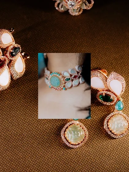 Duplicate of image 201, a detailed jewelry shot.