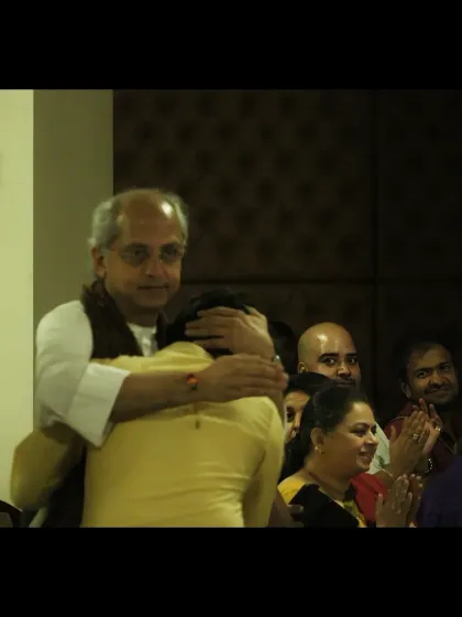 A blessing from my Guruji, Pt. Yogesh Samsi ji, after a performance. This moment is more valuable than any applause. His guidance is the foundation of my musical journey.