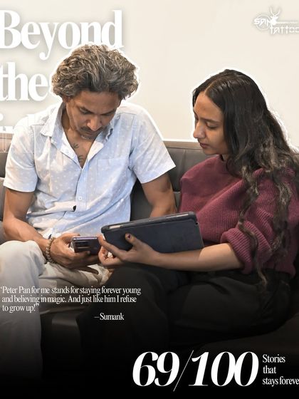 "Peter Pan for me stands for staying forever young and believing in magic. And just like him I refuse to grow up!" Suman, a client with a whimsical and meaningful idea.