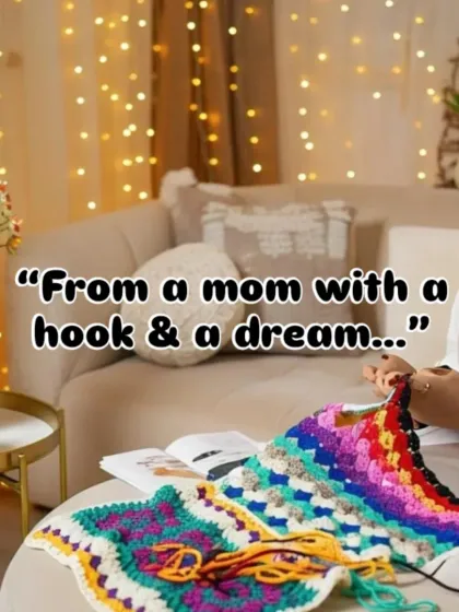 From a mom with a hook and a dream to a community of 4,000. Every like, comment, and DM means the world to me. Thank you for being part of this journey.