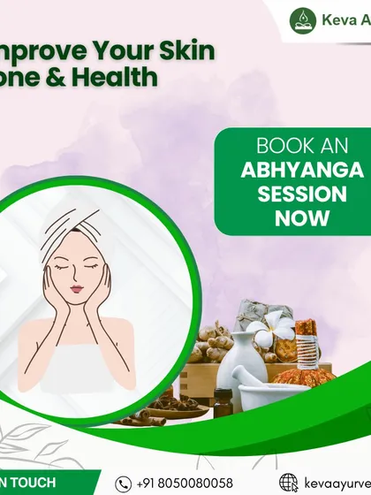 Improve your skin tone and overall health by booking an Abhyanga session. This rejuvenating Ayurvedic oil massage is known to enhance skin glow, relieve stress, and promote a deep sense of well-being.
