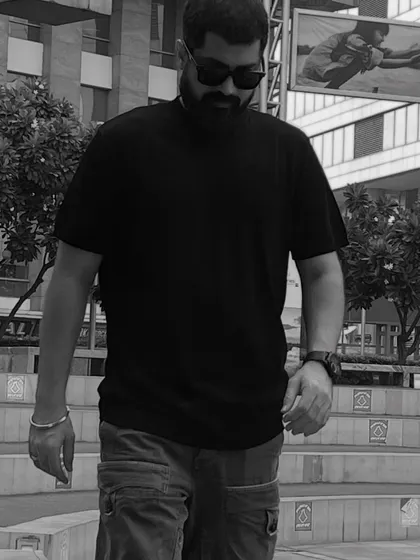 Another candid walking shot from an outdoor photoshoot.