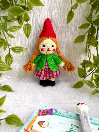 Little Witch Hazel, a character from a children's book. It's so special to bring a character from a beloved story to life for a young reader to hold.