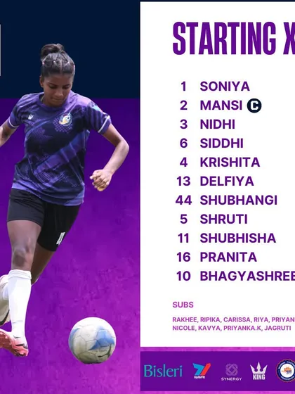 Our starting XI for match number 4.
