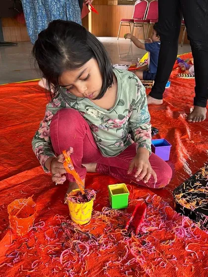 This is a collection of additional photos from my events. They show more of the setups, materials, and happy children in action.