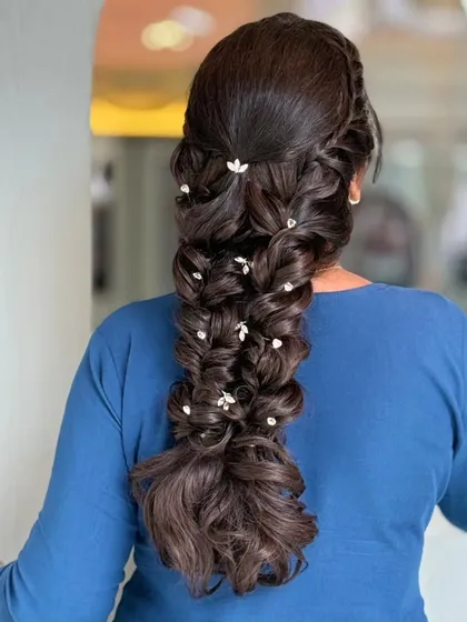 Hairstyling is a huge part of being a professional makeup artist. I will teach you how to create beautiful, intricate braids like this one, complete with accessory placement, so you can offer a full package to your clients.