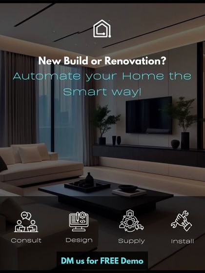 Whether it's a new build or a renovation, we can automate your home the smart way. We offer a full service process from consultation and design to supply and installation.