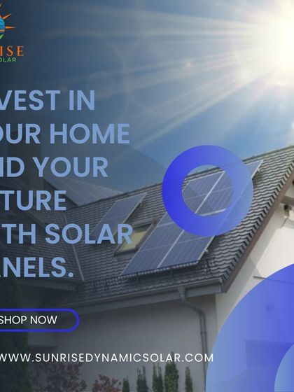 Invest in your home and your future with solar panels. It's a smart decision that adds value to your property and provides long term savings.
