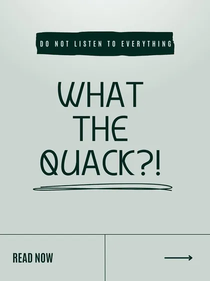 "What the quack?!" This is the title of my series where I tackle the rampant misinformation about skincare online. My goal is to cut through the noise and provide you with factual, medical advice you can trust.