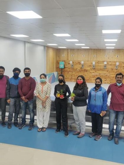 All the participants from the talent test match, a day for friendly competition and shared learning.