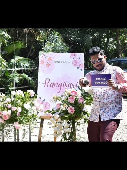 Emcee Pramod - Wedding Emcee & Host The Emcee In Action photo 57