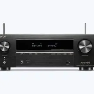 The heart of any great AV system is a powerful receiver. We use trusted components like this Denon AVR-X1700H, which provides 8K video support and Dolby Atmos surround sound to drive a truly high-performance home theater.
