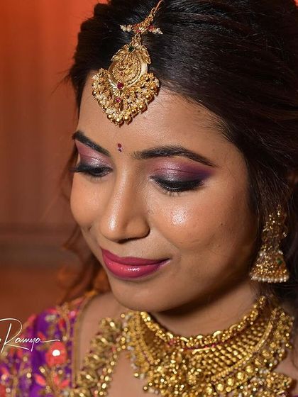 Makeovers by Ramya - Bridal & Special Occasion Makeup Glamorous Reception & Sangeet Styles photo 23