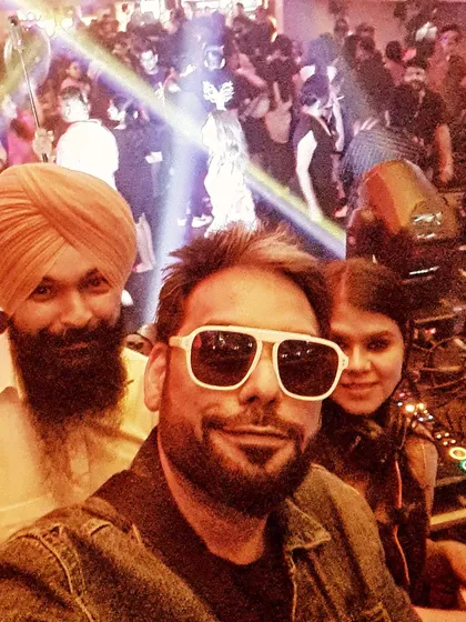 Sharing the stage with fellow talented artists DJ Anoop Absolute and DJ Rhea. I enjoy collaborating with other DJs to create unique event experiences.