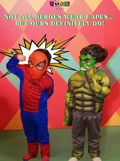 Not all heroes wear capes, but at our parties, they definitely do. We provide an entire universe for little ones to step into the shoes of their favorite superheroes like Spider-Man and the Hulk, sparking imaginative play and adventure.
