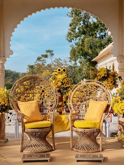 Vibrant Haldi & Mehendi Functions photo 15