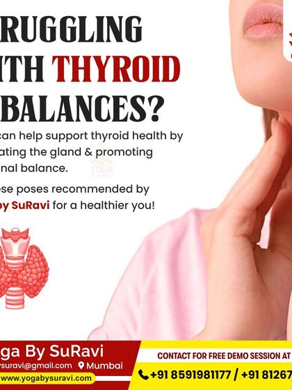 If you're struggling with thyroid imbalances, yoga can help. We guide you through specific poses to stimulate the gland and promote hormonal balance.